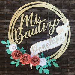 Cake Topper Para Bautizo