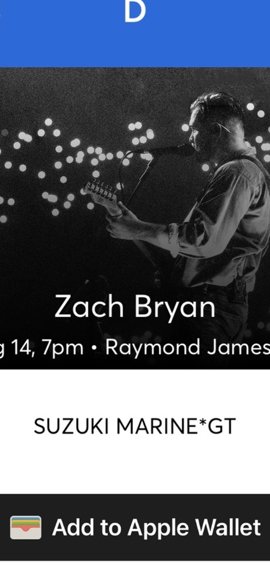 Zach Bryan Tampa