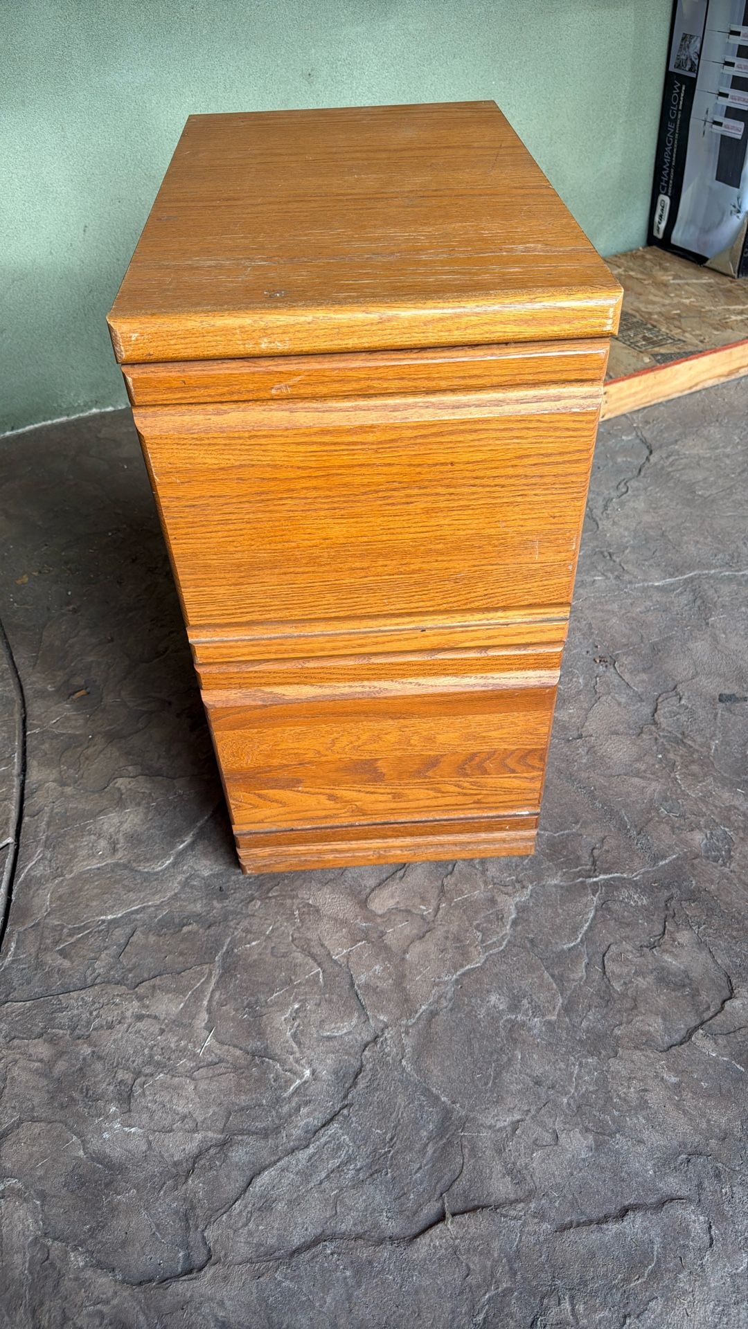 Solid Wood File Cabinet 