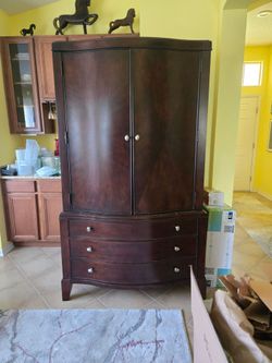 Dark Wood Armoire
