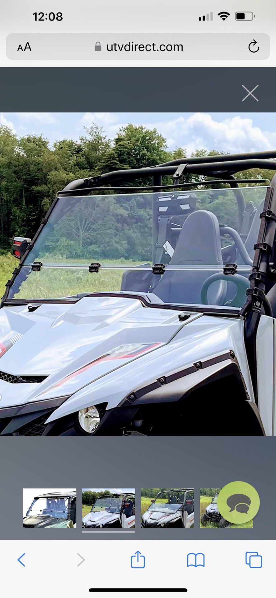 Wolverine Folding Windshield