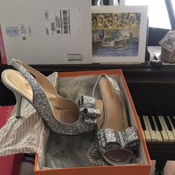 Kate Spade Silver Sling back
