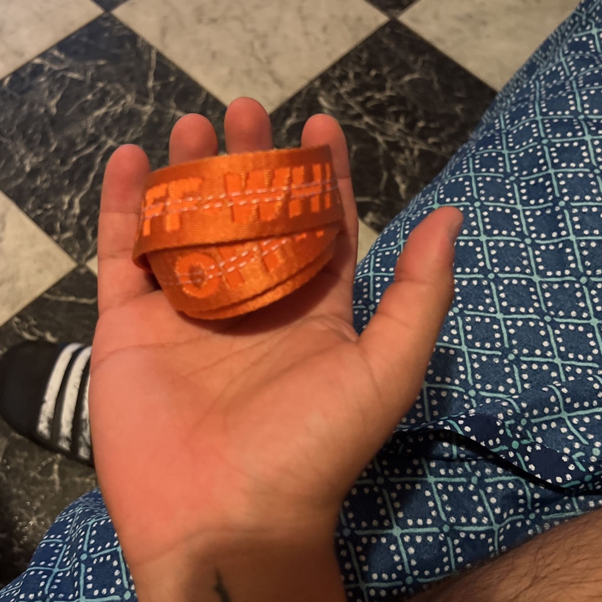 OFF WHITE Weight Securing System (belt)