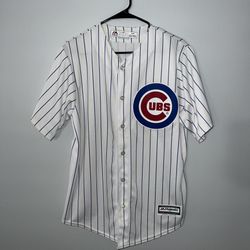 Majestic Chicago Cubs Baseball Jersey Mens Medium White 