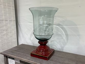 Glazed Glass Décor Vase