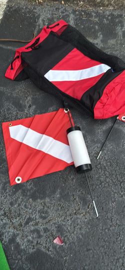 Dive gear bag/backpack and 2 piece dive plan and pro float