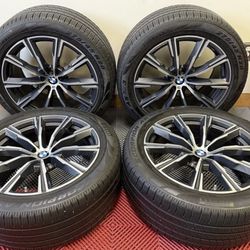 OEM 20" BMW Style 740M 740 Wheels Rims Tires 2019+ G05 X5 G06 X6 Excellent Set