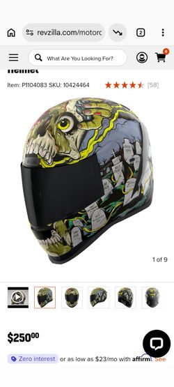 Icon dead serious helmet new in box XL
