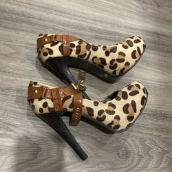 Cheetah Print Heels