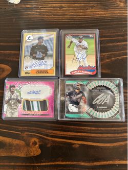 Baseball Rookies, Autos, Refractors, Patches, 1st Bowman Color & Autos