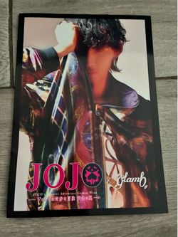 Jojos bizarre adventure golden wind X glamb fashion booklet