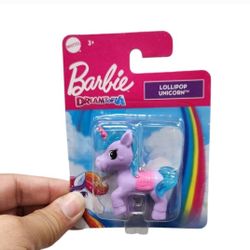 2022 Barbie Dreamtopia Pet Lollipop Unicorn Purple Pony Mattel NIP