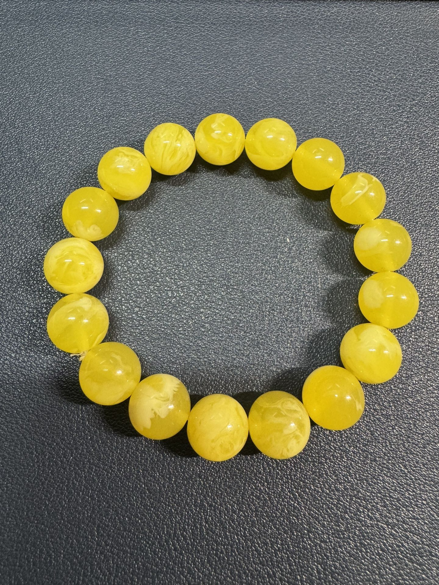 Beeswax Amber Bracelet