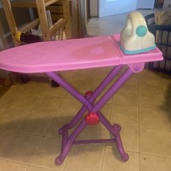 Pretend iron board and iron for children