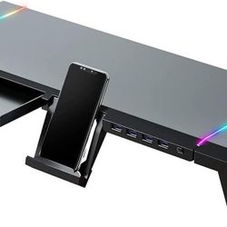 KYOLLY RGB Gaming Computer Monitor Stand Riser 