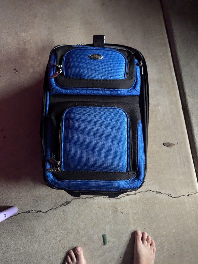 Free Blue Carry On Bag