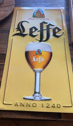 Tin Beer Sign