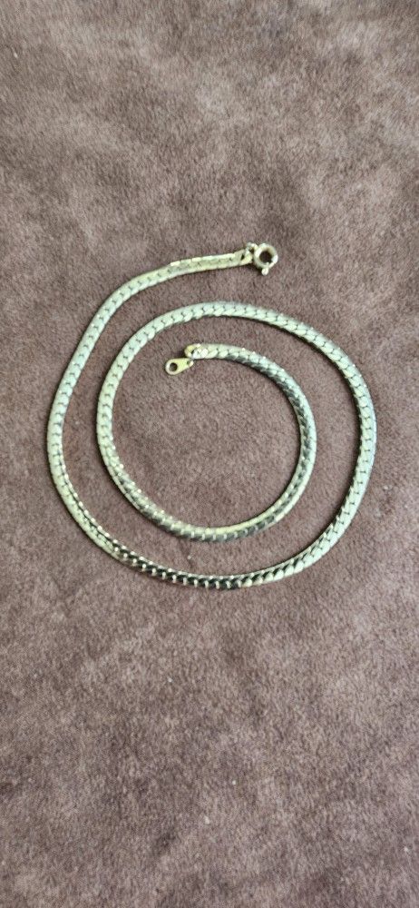 Gold Plated Heavy Chain, 20 Inches