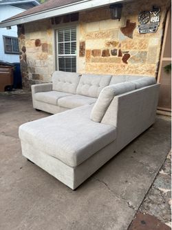 Beige Sectional Couch