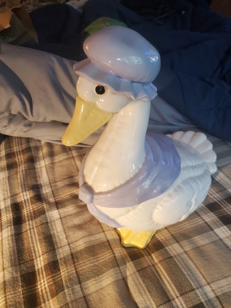 14" Ceramic Mother Goose Cookie Jar