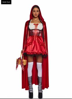 XL little red riding hood women’s costume