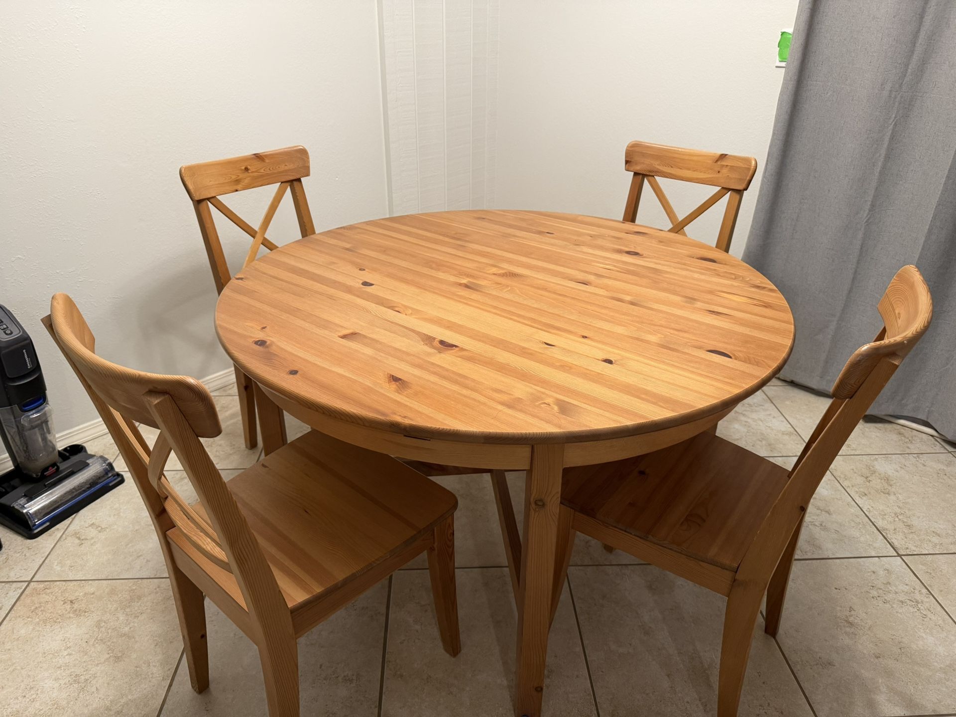 IKEA LEKSVIK/INGOLF Dining Table Set