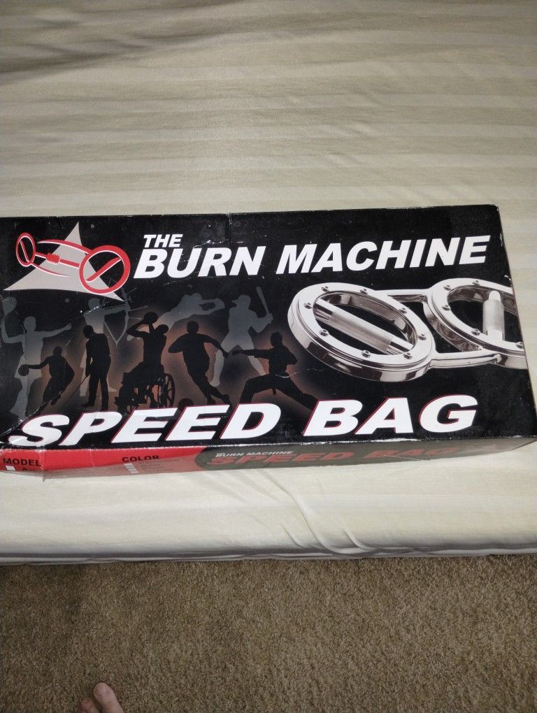 Burn Machine Speed Bag