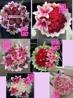 Lily & Rose Bouquets | Ramos de Lirios y Rosas