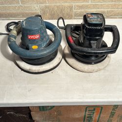 RYOBI 10” 3200/min. 120v & WEN Car Waxer 10”, 3000, O.P.M. 3.0 AMPS 120v 
