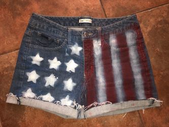 CUSTOM - 4th of JULY 🇺🇸 Shorts - SIZE 6 (M)