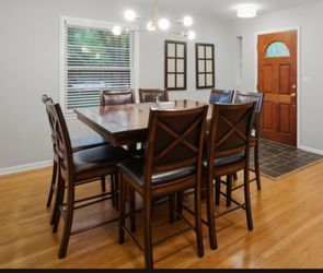 Pub Style Dining Table and Chairs