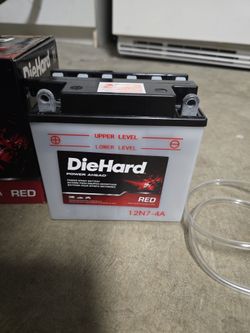 MOTORCYCLE BATTERY DIE HARD BRAND 