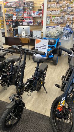 Blitz RS (mini) foldable EBike 400W /48V(20mph /30 miles battery ) black