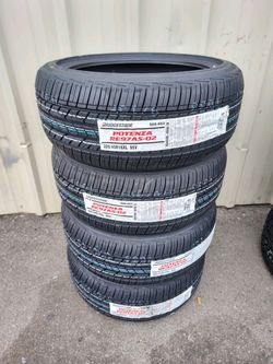 New 225/45/18  bridgestone Potenza RE97 A/S  tires