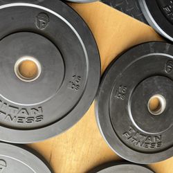 TITAN FITNESS 15LB Bumper Plates