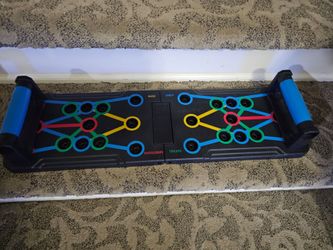 Push Up Board with Color-Coded Positions