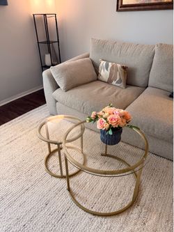 Nested Glass Coffee Table