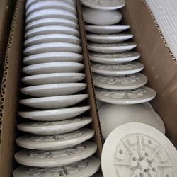 4" Round Plastic Pavement Marker Button 