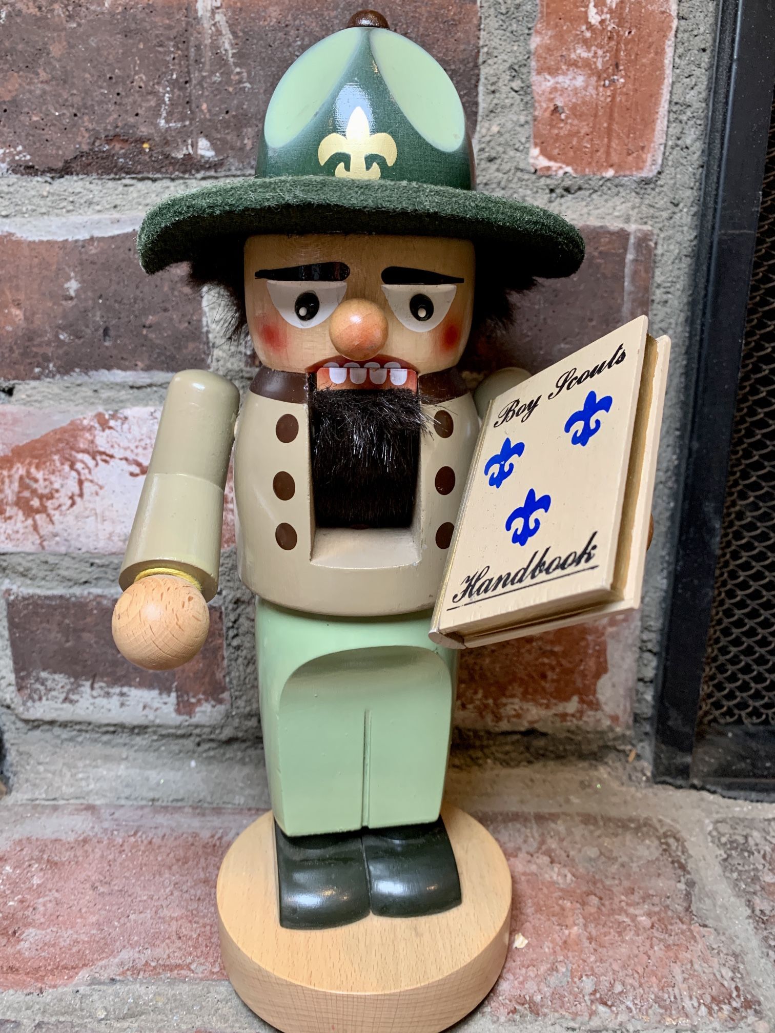 Steinbach Original Wooden Nutcracker German Chubby Boy Scout 11”H