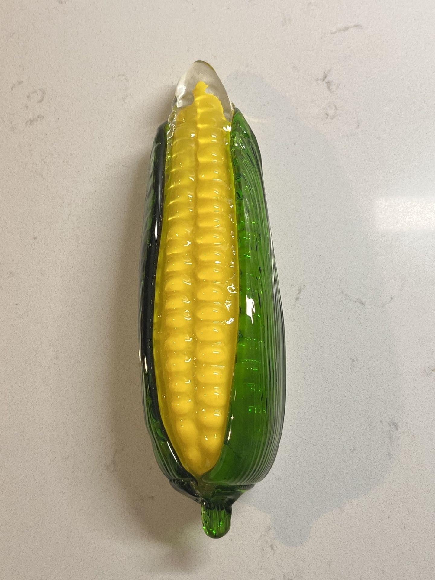 1 Blown Glass Ear Of Corn