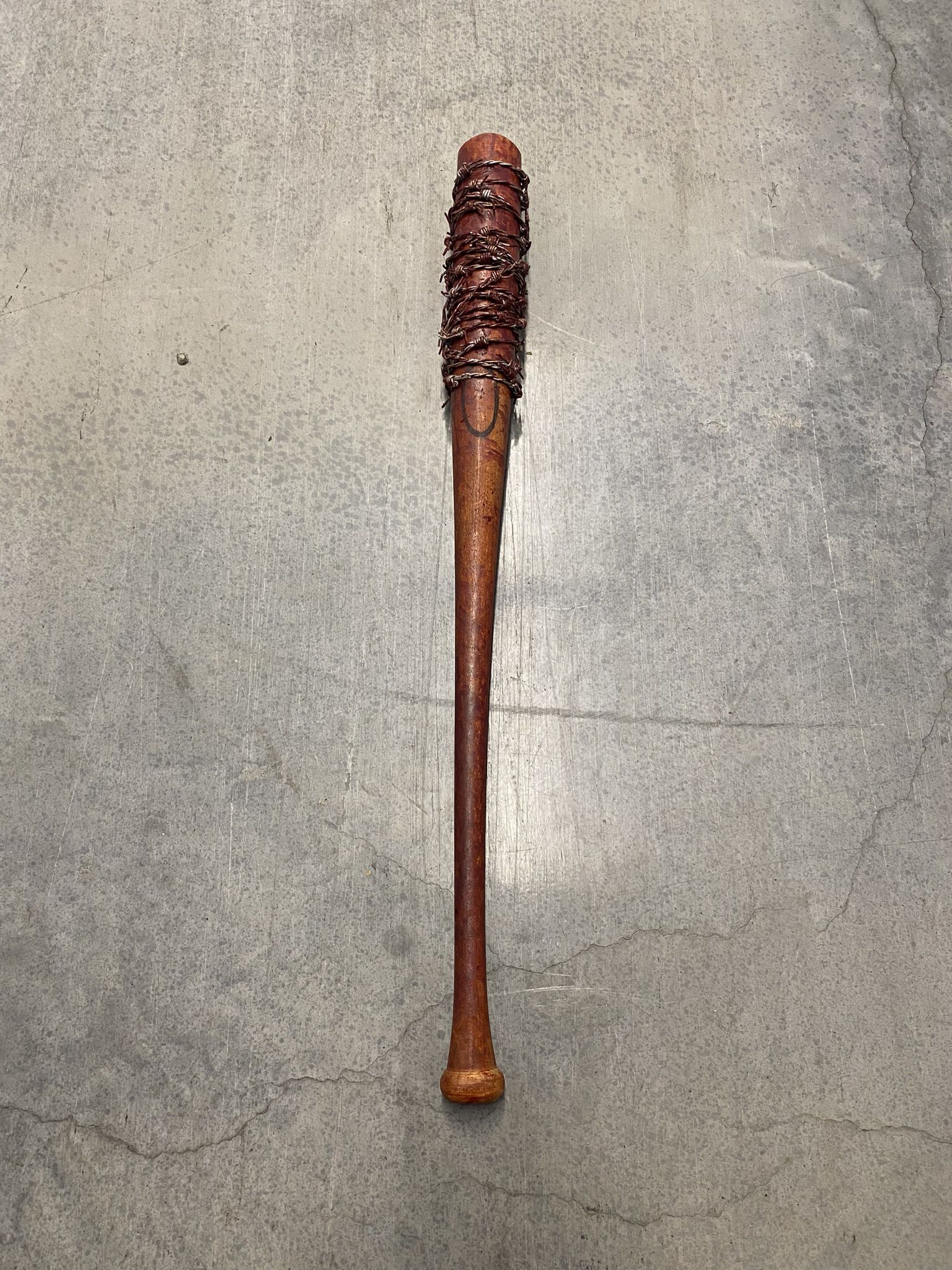 Negan’s Bat Lucille Walking Dead 1:1 Hardwood Replica 27” Baseball Bat