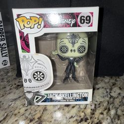 Funko Pop! Disney- DAY OF THE DEAD JACK SKELLINGTON #69 Vinyl Figure 
