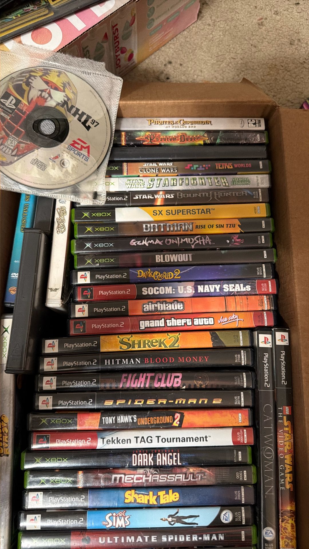 Video Game Cases Only
