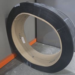 NEW Ribbed Poly Strapping - 1⁄2" x .029" x 5,600', Black