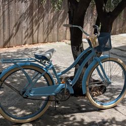 Beach cruiser bike 26in wheels