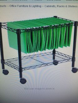 Rolling file cabinets