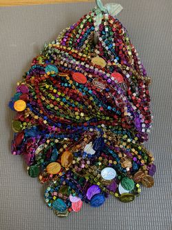 Rio casino party Mardi Gras beads