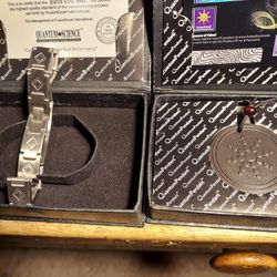 QUANTUM SCIENCE JAPANESE TECHNOLOGY HEALING BRACELETS AND PENDANTS 
