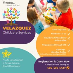 Childcare Provider Tempe,Az