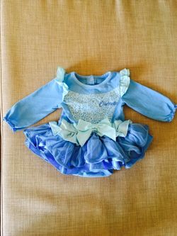 0-3 month Cinderella dress